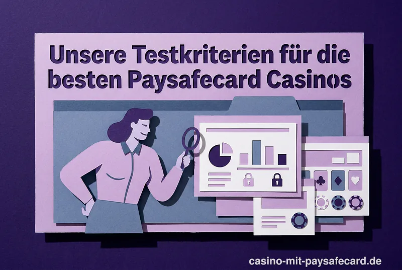 Unsere Testkriterien für die besten Paysafecard Casinos